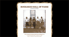 Desktop Screenshot of buckaroohalloffame.com